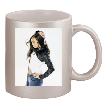 Alicia Keys 11oz Metallic Silver Mug