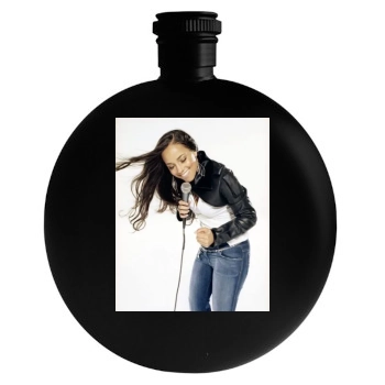 Alicia Keys Round Flask