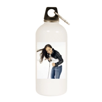 Alicia Keys White Water Bottle With Carabiner