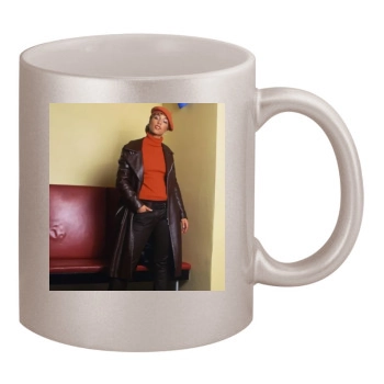 Alicia Keys 11oz Metallic Silver Mug