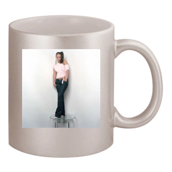 Alicia Keys 11oz Metallic Silver Mug