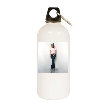 Alicia Keys White Water Bottle With Carabiner