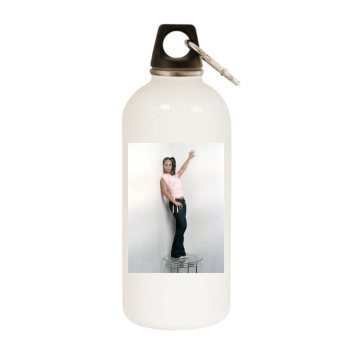 Alicia Keys White Water Bottle With Carabiner