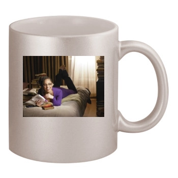 Alicia Keys 11oz Metallic Silver Mug