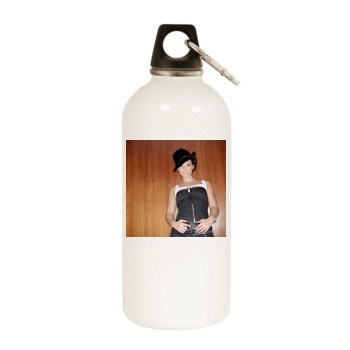 Alicia Keys White Water Bottle With Carabiner