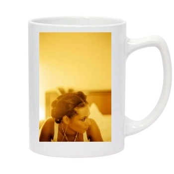 Alicia Keys 14oz White Statesman Mug