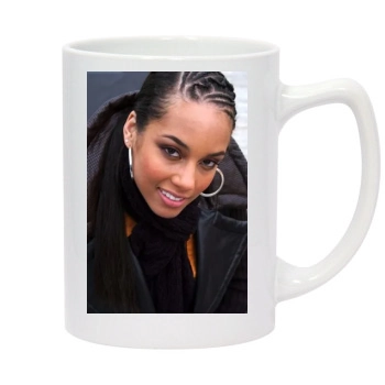 Alicia Keys 14oz White Statesman Mug