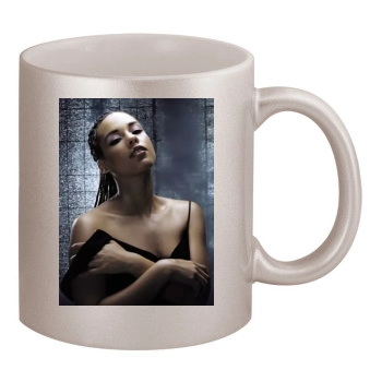 Alicia Keys 11oz Metallic Silver Mug