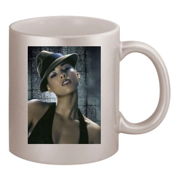 Alicia Keys 11oz Metallic Silver Mug