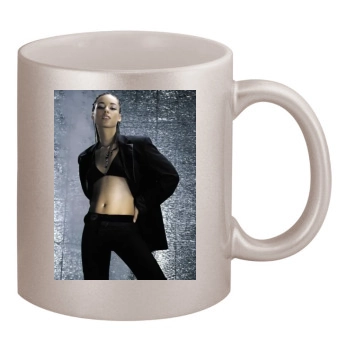 Alicia Keys 11oz Metallic Silver Mug