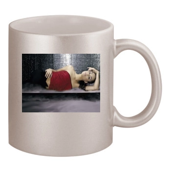 Alicia Keys 11oz Metallic Silver Mug