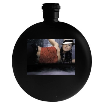 Alicia Keys Round Flask