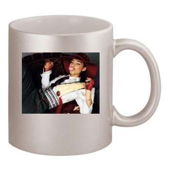 Alicia Keys 11oz Metallic Silver Mug