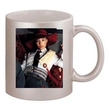 Alicia Keys 11oz Metallic Silver Mug