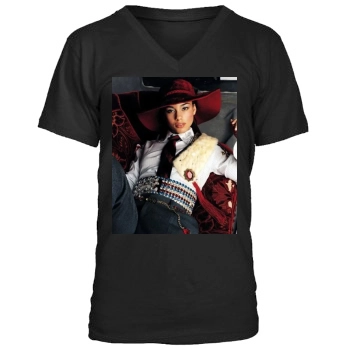 Alicia Keys Men's V-Neck T-Shirt