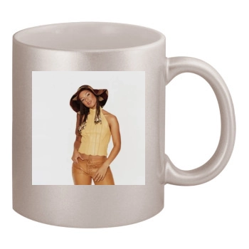 Alicia Keys 11oz Metallic Silver Mug