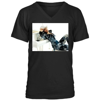 Alicia Keys Men's V-Neck T-Shirt