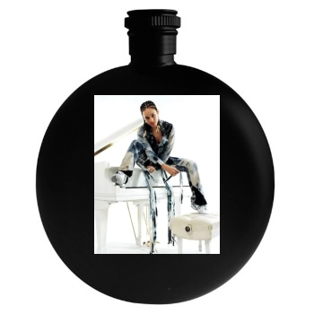 Alicia Keys Round Flask