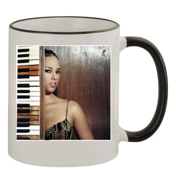 Alicia Keys 11oz Colored Rim & Handle Mug