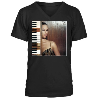 Alicia Keys Men's V-Neck T-Shirt