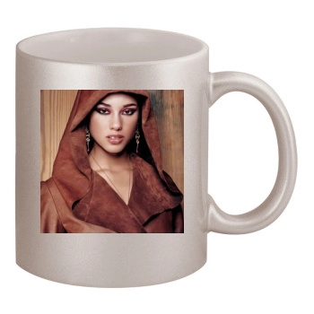 Alicia Keys 11oz Metallic Silver Mug