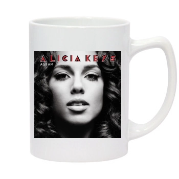 Alicia Keys 14oz White Statesman Mug