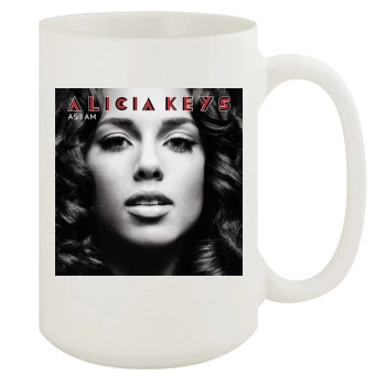 Alicia Keys 15oz White Mug