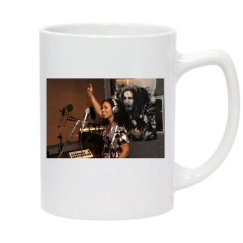 Alicia Keys 14oz White Statesman Mug