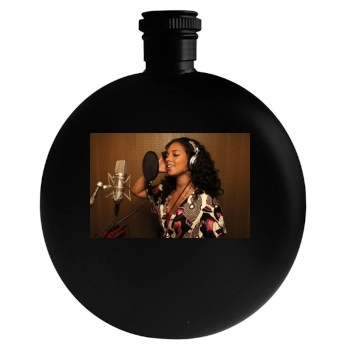 Alicia Keys Round Flask