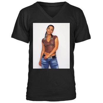 Alicia Keys Men's V-Neck T-Shirt