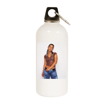 Alicia Keys White Water Bottle With Carabiner