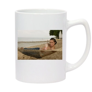 Alicia Keys 14oz White Statesman Mug