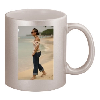 Alicia Keys 11oz Metallic Silver Mug