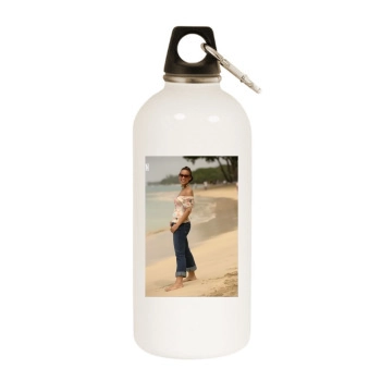 Alicia Keys White Water Bottle With Carabiner