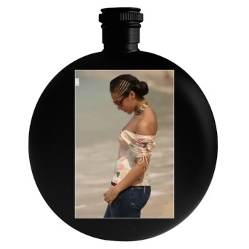 Alicia Keys Round Flask