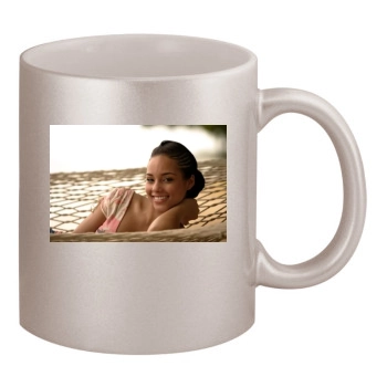 Alicia Keys 11oz Metallic Silver Mug