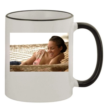 Alicia Keys 11oz Colored Rim & Handle Mug