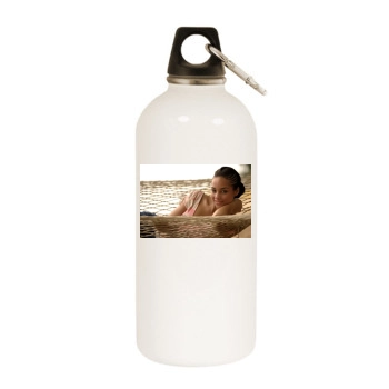 Alicia Keys White Water Bottle With Carabiner