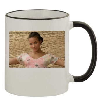 Alicia Keys 11oz Colored Rim & Handle Mug