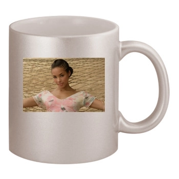 Alicia Keys 11oz Metallic Silver Mug