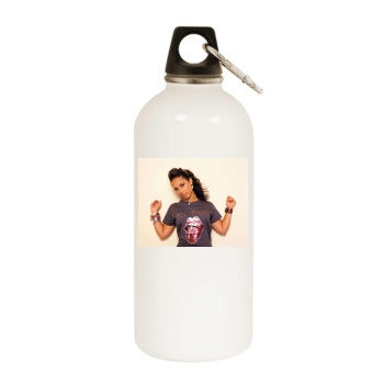 Alicia Keys White Water Bottle With Carabiner