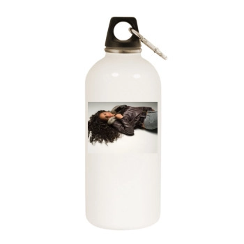 Alicia Keys White Water Bottle With Carabiner