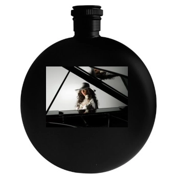 Alicia Keys Round Flask