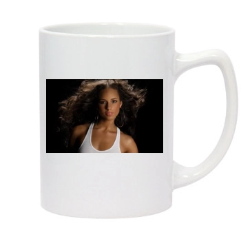 Alicia Keys 14oz White Statesman Mug