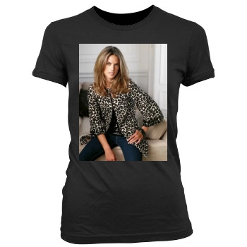 Alessandra Ambrosio Women's Junior Cut Crewneck T-Shirt