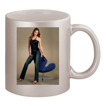 Alessandra Ambrosio 11oz Metallic Silver Mug