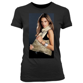 Alessandra Ambrosio Women's Junior Cut Crewneck T-Shirt