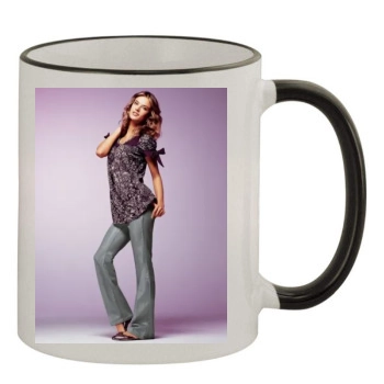 Alessandra Ambrosio 11oz Colored Rim & Handle Mug