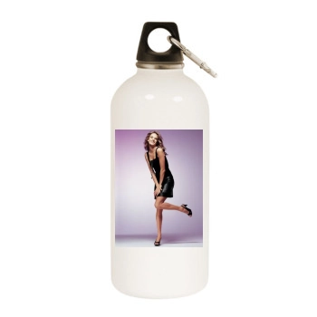 Alessandra Ambrosio White Water Bottle With Carabiner