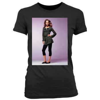 Alessandra Ambrosio Women's Junior Cut Crewneck T-Shirt